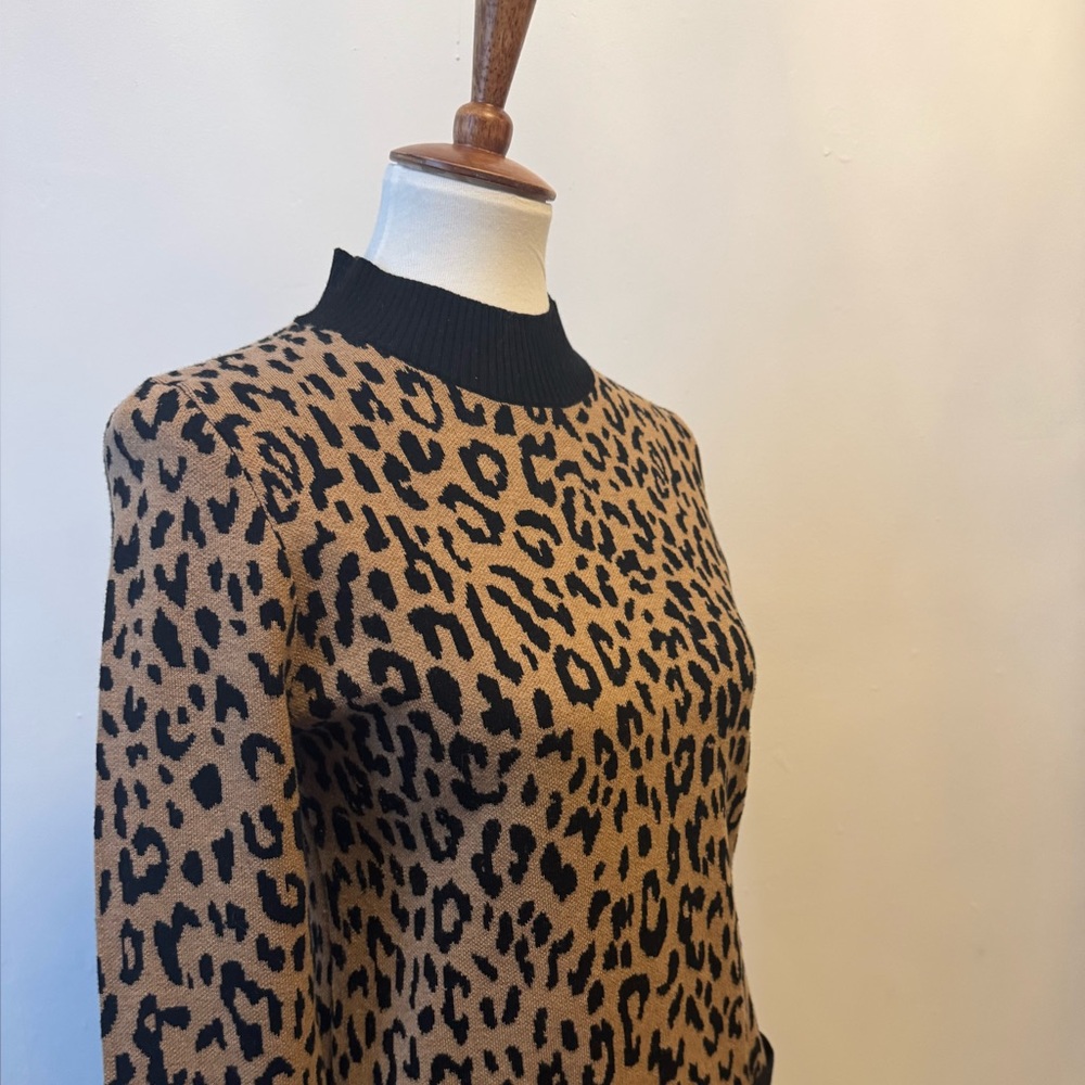 J Crew Leopard Print Dress